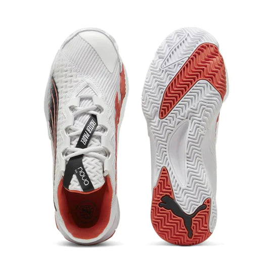 PUMA NOVA ELITE white/black/active red